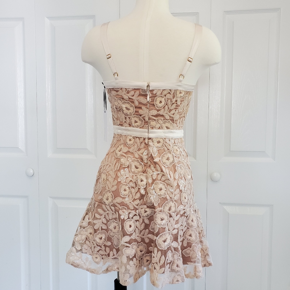 NWT Ryse The Label Lace Sequin Revolve Mini Dress - Picture 3 of 7